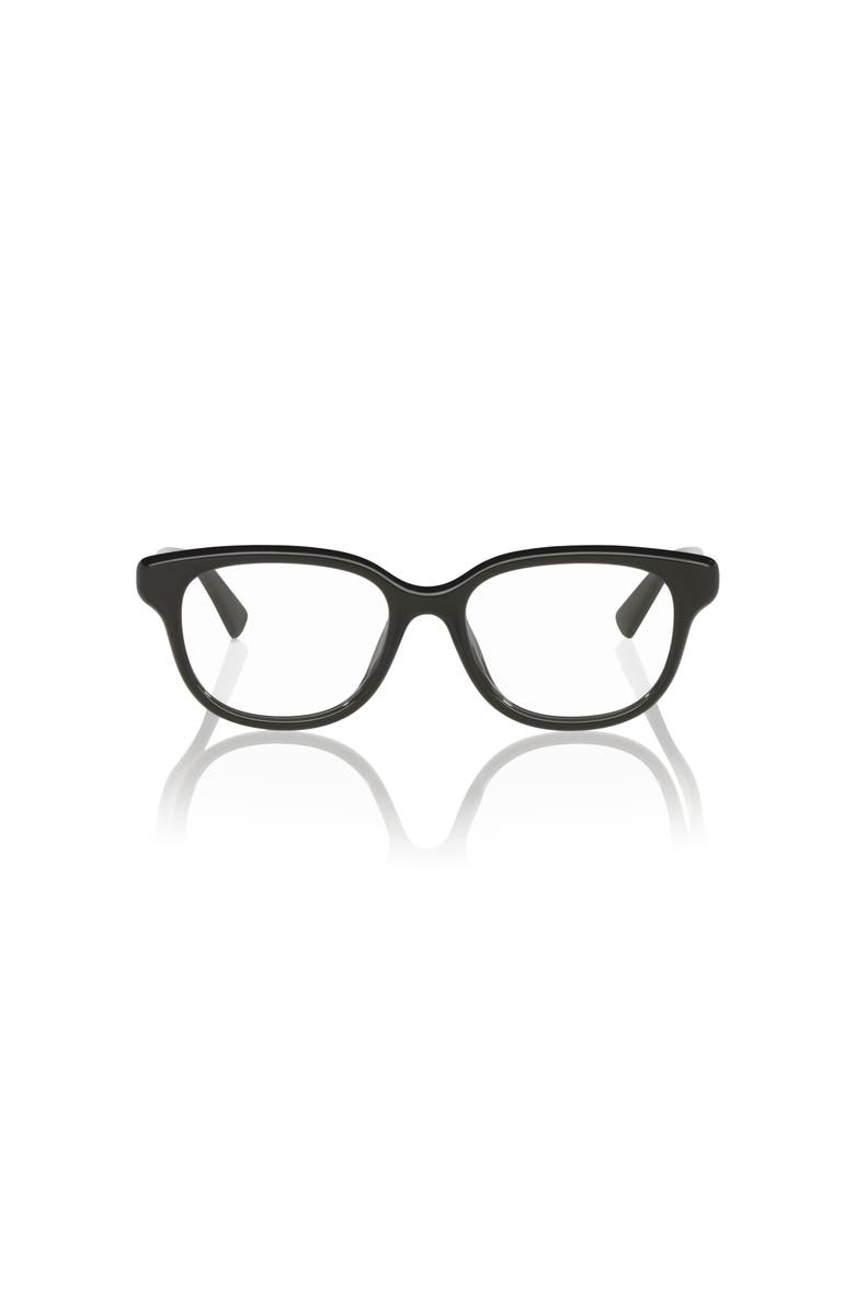 Gucci 52mm Rectangle optical glasses, Alternate, color, Black