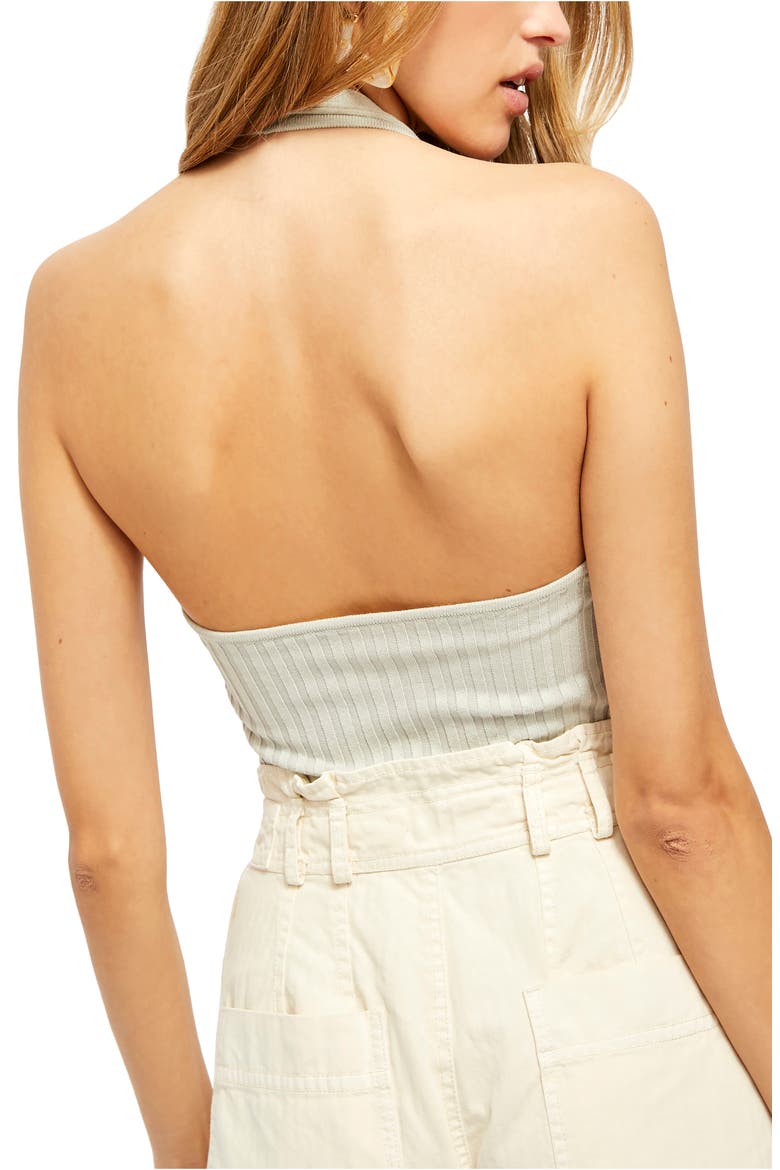 Feel For Ya Halter Tank, Alternate, color, IVORY
