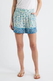 CITY BLUES Paisley Print Shorts