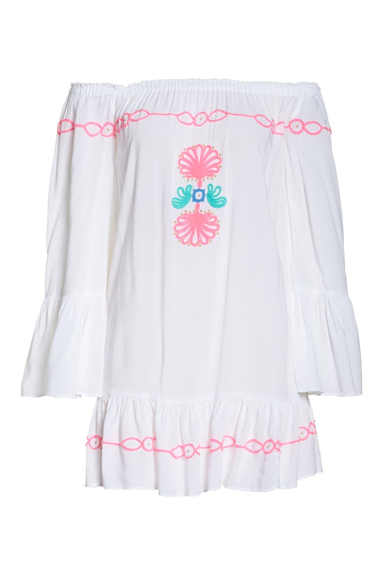 Nemi Cover-Up, Alternate, color, RESORT WHITE