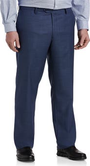 Oak Hill Premium by DXL Big & Tall Sharkskin Suit Pants
