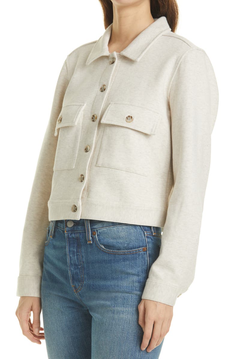 Rails Steffi Heathered Shirt Jacket, Alternate, color, 