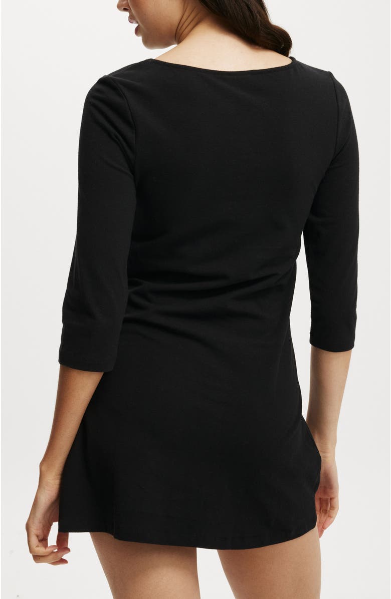 Cotton On Bella 3/4 Sleeve Mini Dress, Alternate, color, 