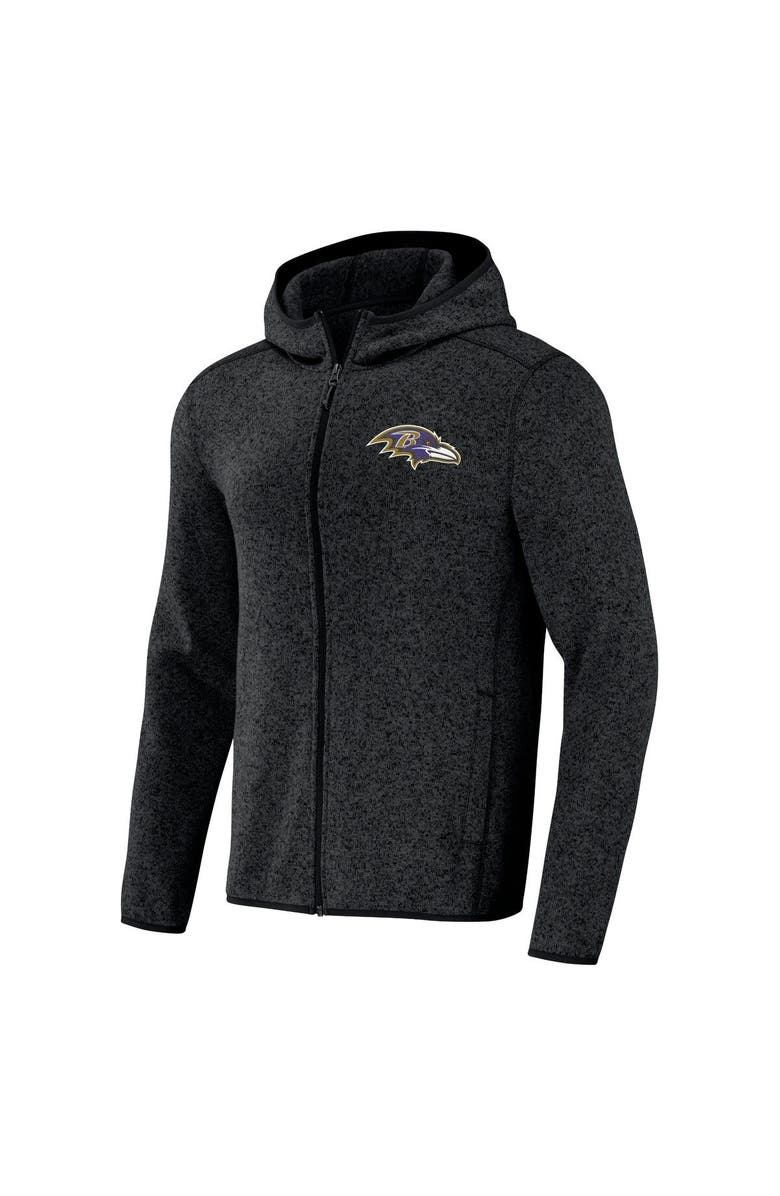 NFL X DARIUS RUCKER Men's NFL x Darius Rucker Collection by Fanatics Black Baltimore Ravens Fleece Pullover Hoodie, Alternate, color, 