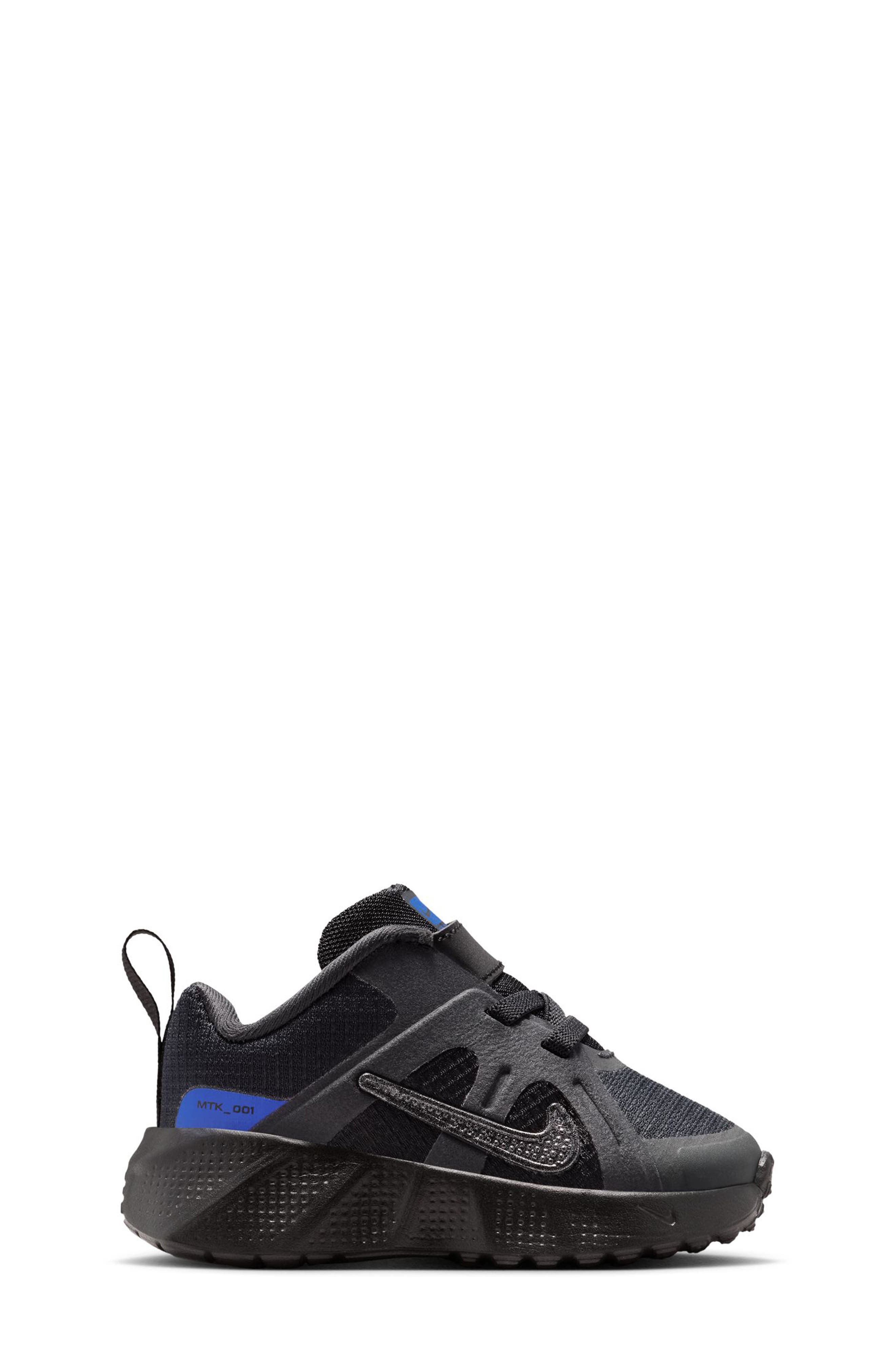 Kids' Metro Tek Sneaker, Alternate, color, 004 BLACK/MTLBLK
