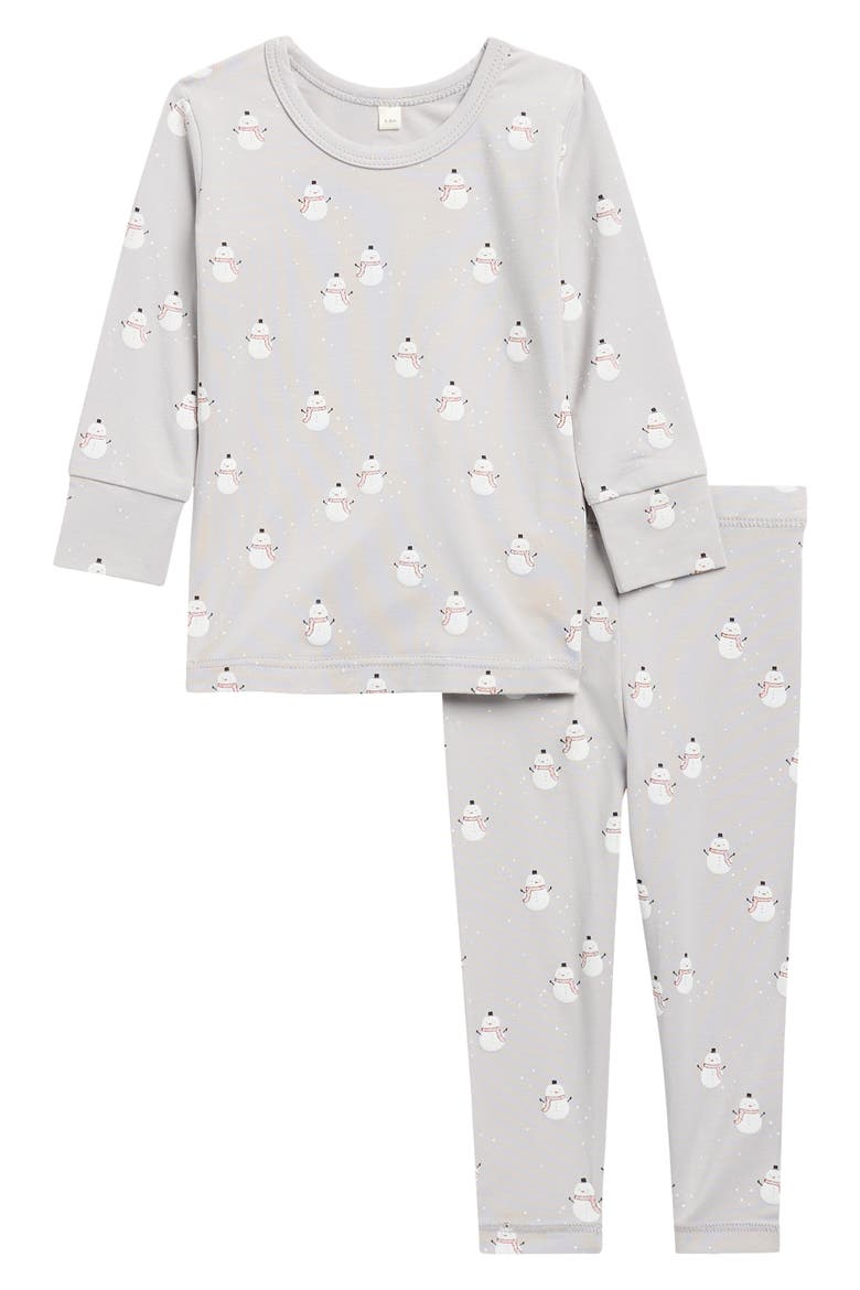 Kids' Snowman Snug Fit Pajamas, Main, color, SNOWMEN