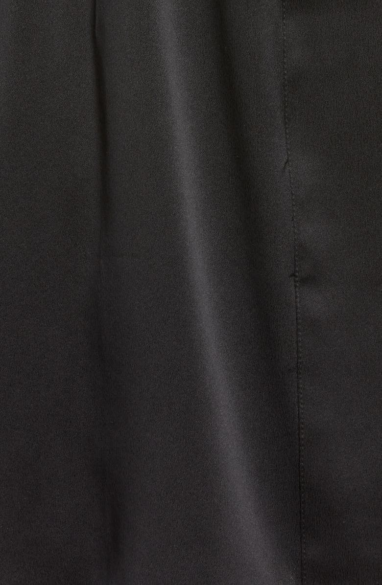 Lunya Washable Silk Robe, Alternate, color, Immersed Black