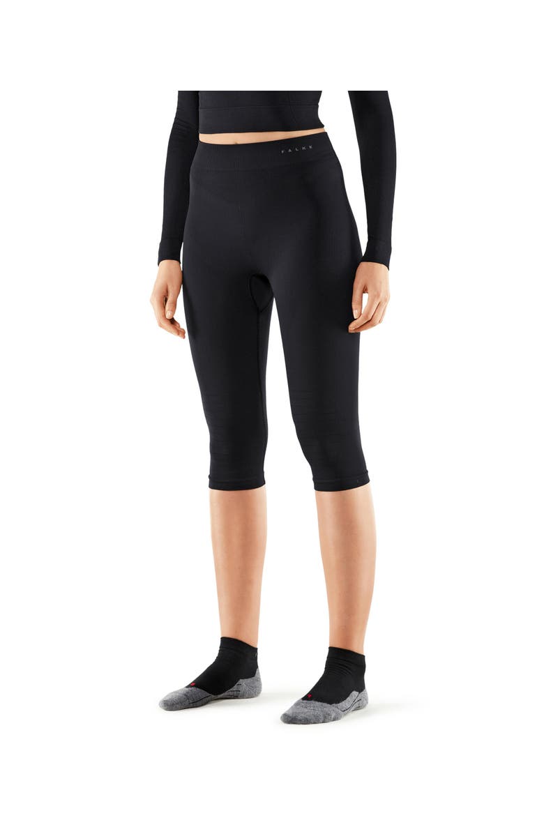 Falke Maximum Warm 3/4 Base Layer Bottom, Main, color, Black