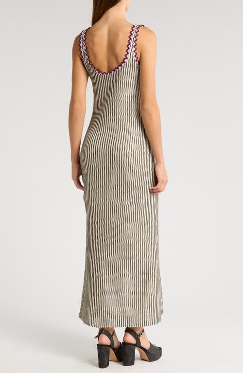 Saylor Vinia Maxi Dress In Black/creme