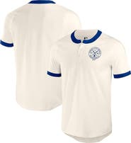 Darius Rucker Collection by Fanatics Men's Darius Rucker Collection by Fanatics White Kansas City Royals Henley Raglan T-Shirt
