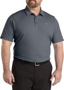 Callaway Big & Tall Classic Jacquard Golf Polo Shirt
