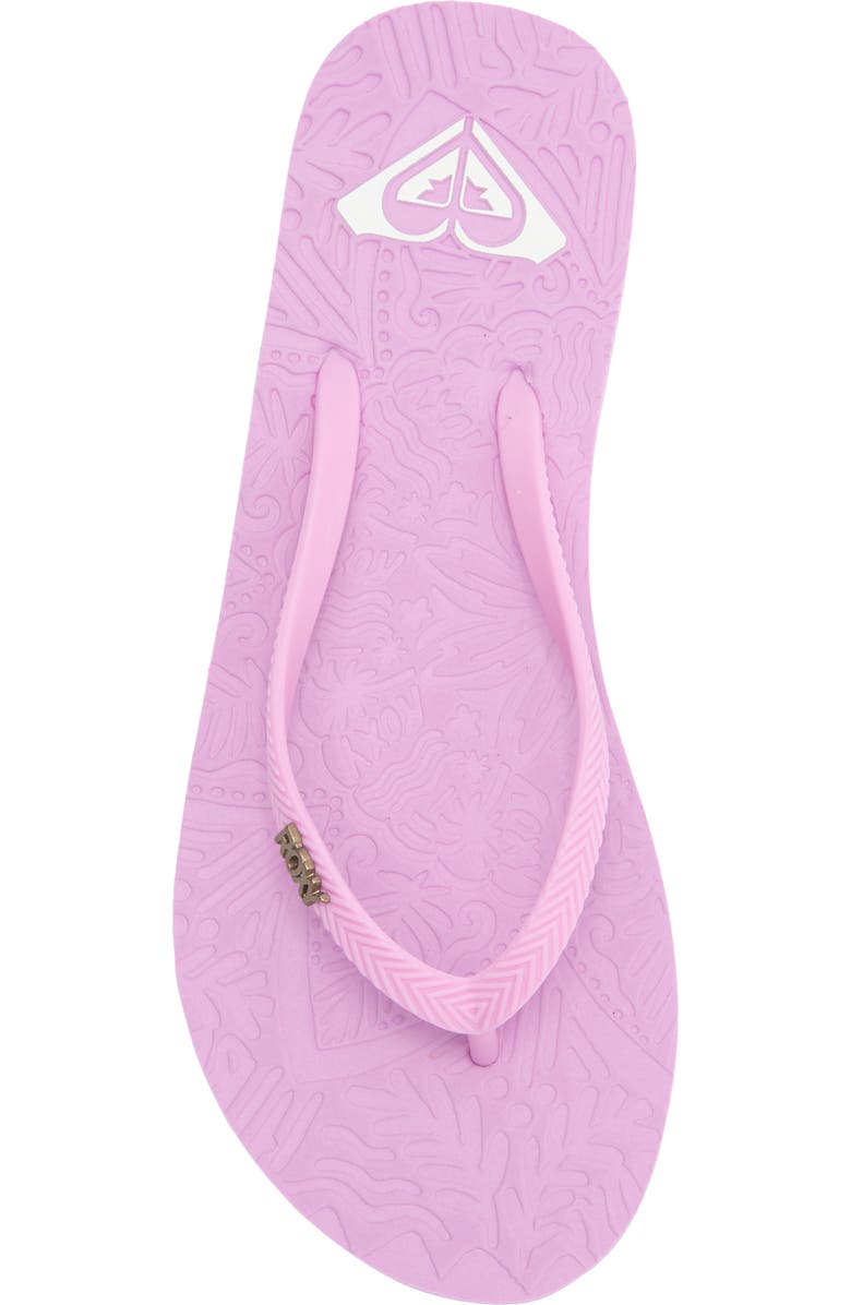 Roxy Antilles II Flip Flop, Alternate, color, Light Purple
