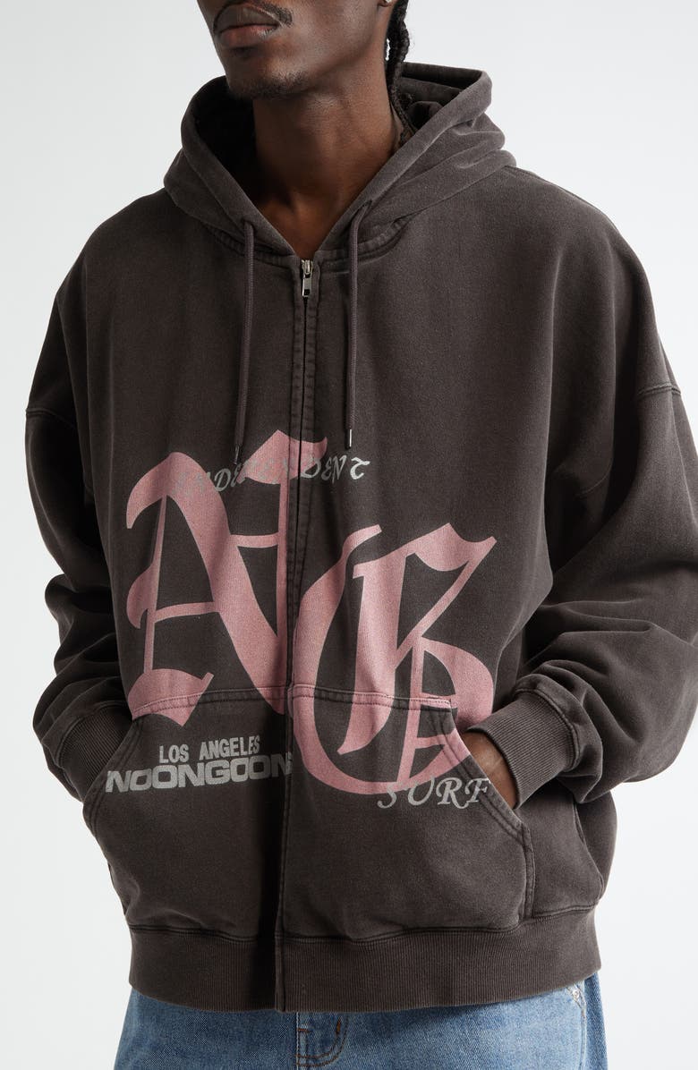 Noon Goons Sponsor Graphic Zip Hoodie, Alternate, color,