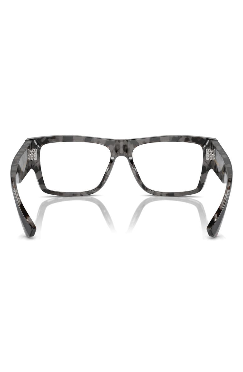Dolce&Gabbana 55mm Rectangular Optical Glasses, Alternate, color, 