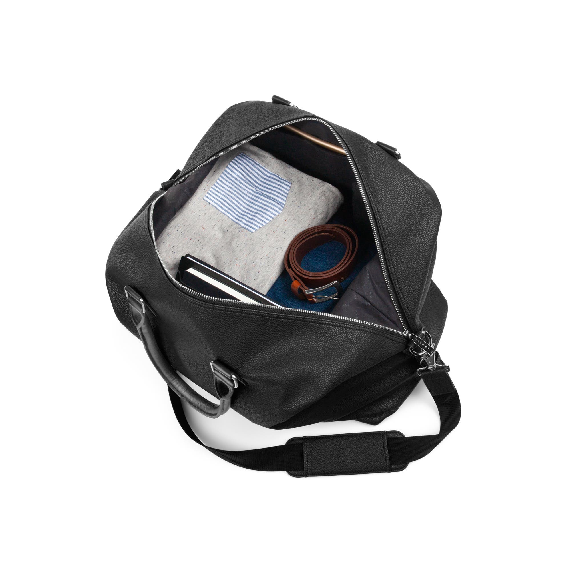 bugatti Contrast Duffle Bag, Alternate, color, Black