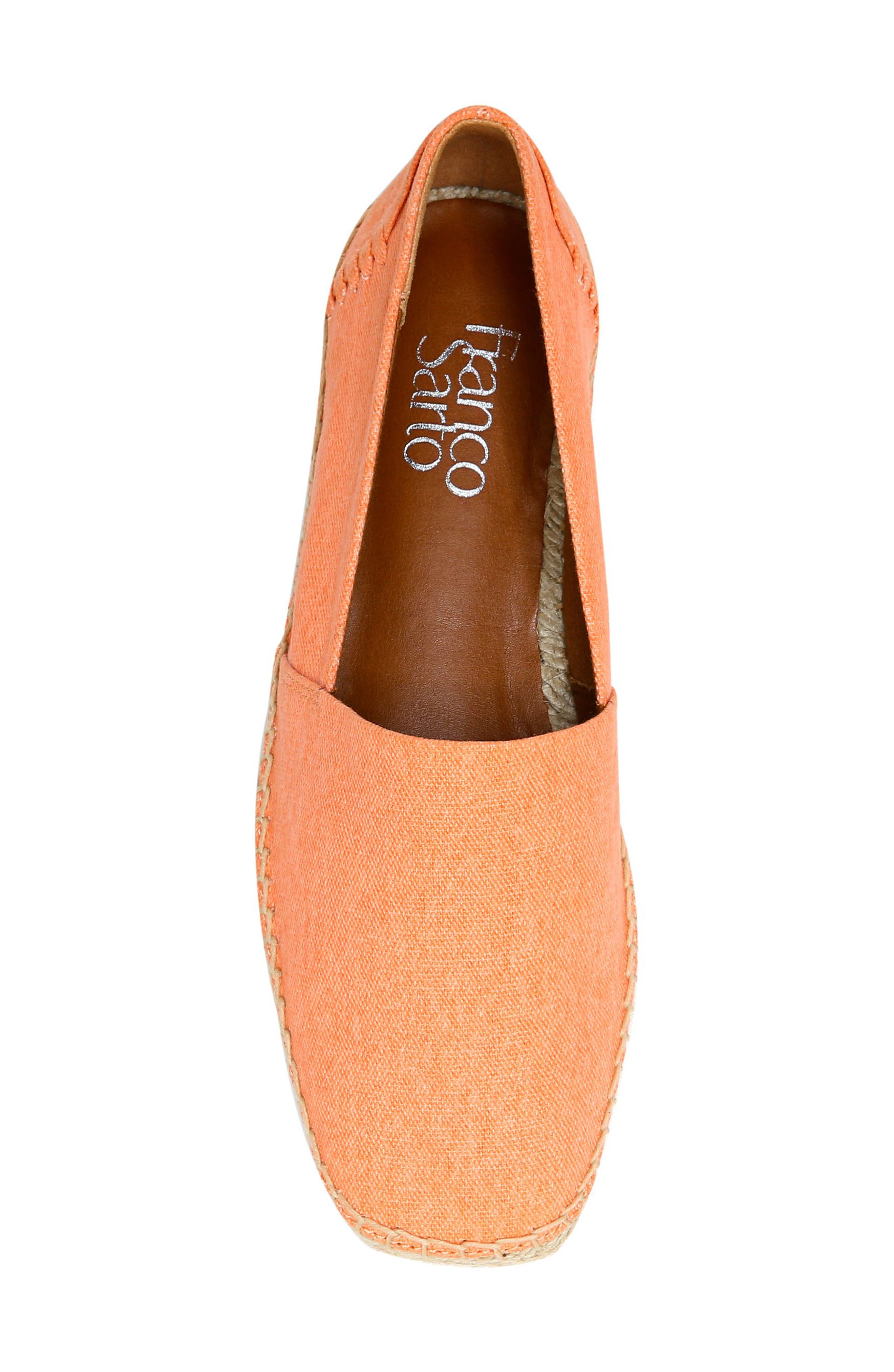 Kenna Espadrille Flat, Alternate, color, MELON
