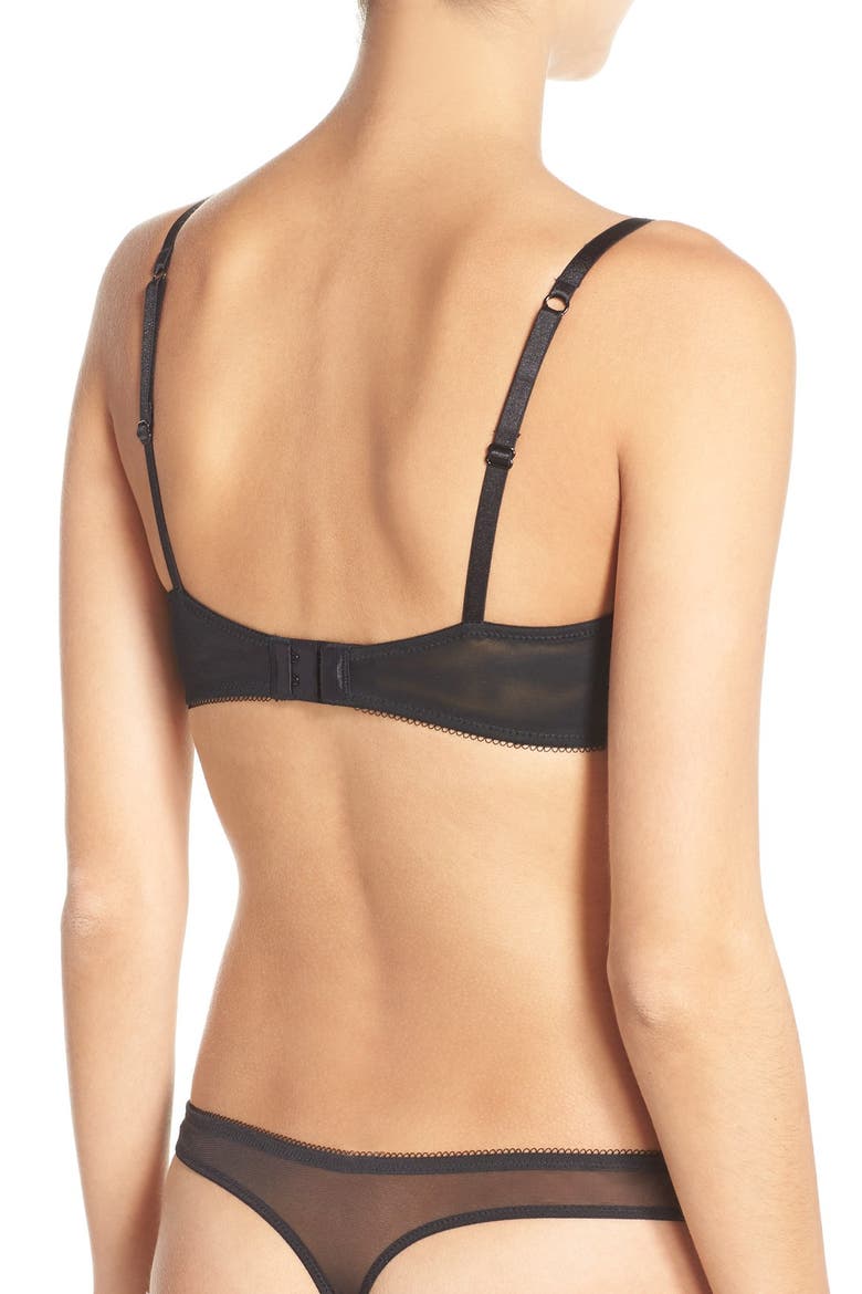 'b.sultry' Balconette Bra, Alternate, color, NIGHT/ PEACH BEIGE