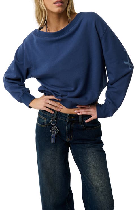 Archive Off the Shoulder Sweatshirt