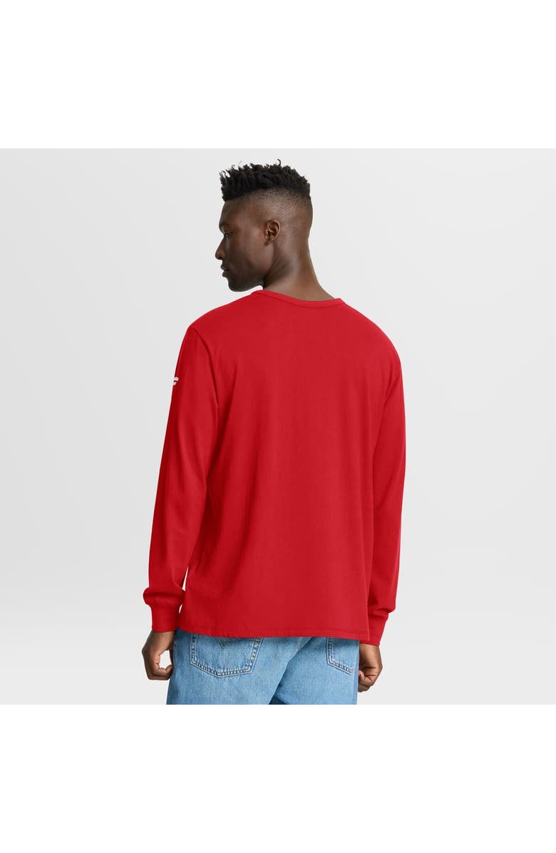 FANATICS Men's Fanatics Red Detroit Red Wings Authentic Pro Property Of Practice Long Sleeve T-Shirt, Alternate, color, Red