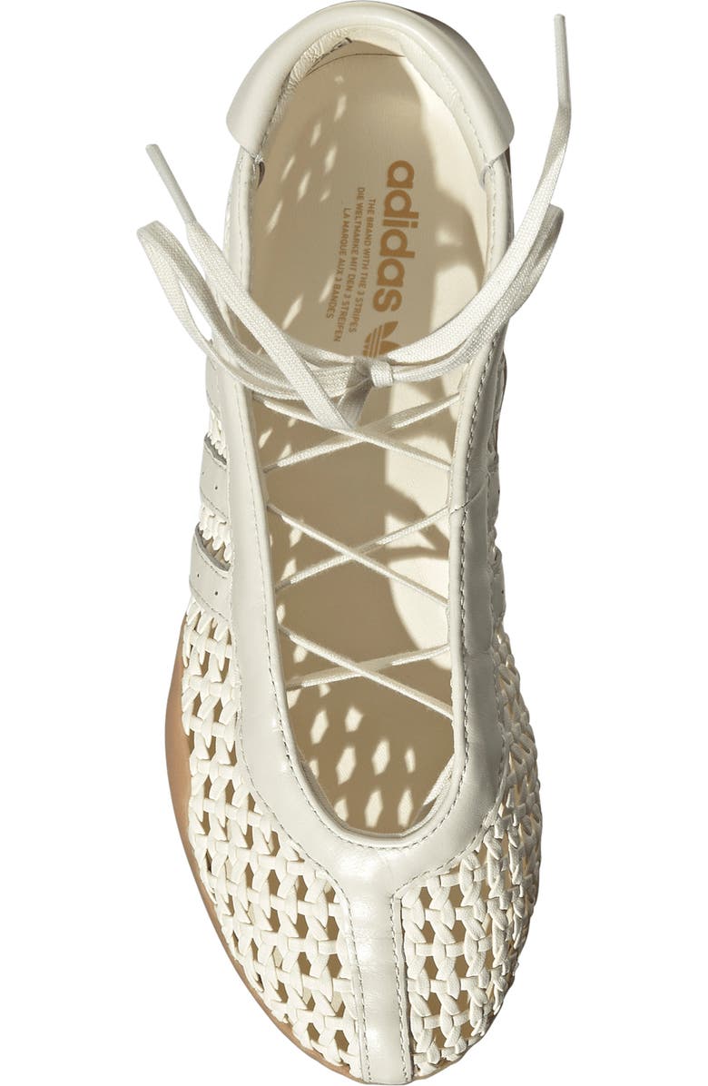 adidas Taekwondo Mei Ballet Flat, Alternate, color, Cream White/ Cream White/ Gum4