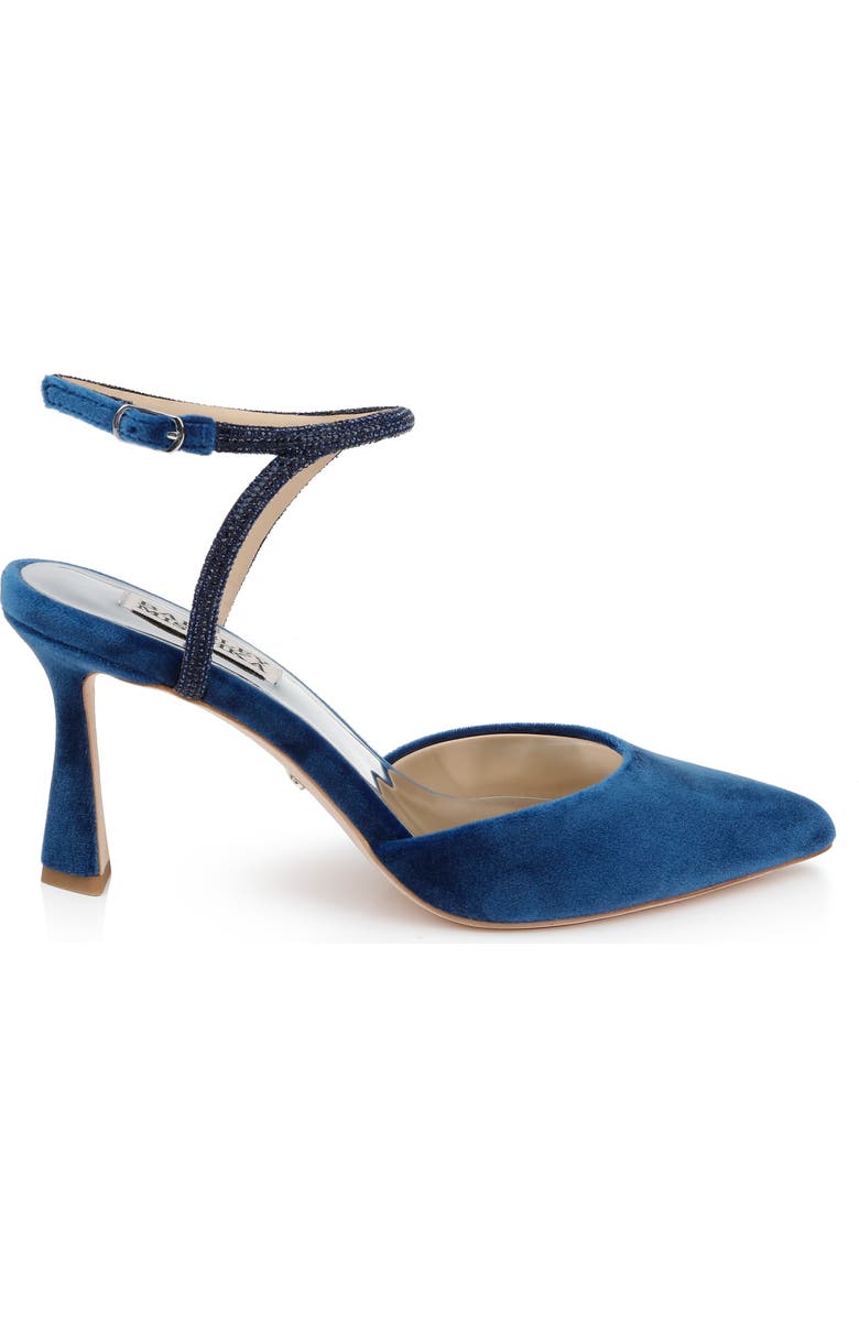 BADGLEY MISCHKA Collection Kamilah Ankle Strap Pump, Alternate, color, Blue Velvt
