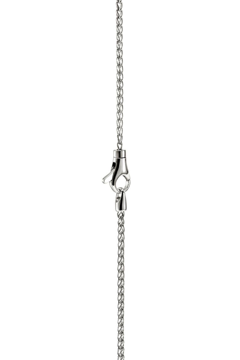 Surf Silver & Diamond Necklace, Alternate, color, STERLING SILVER