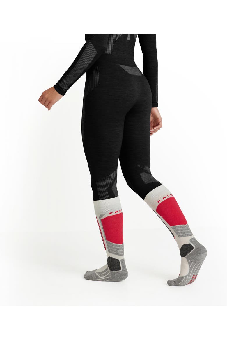 Wool Tech 3/4 Base Layer Bottom, Alternate, color, Black