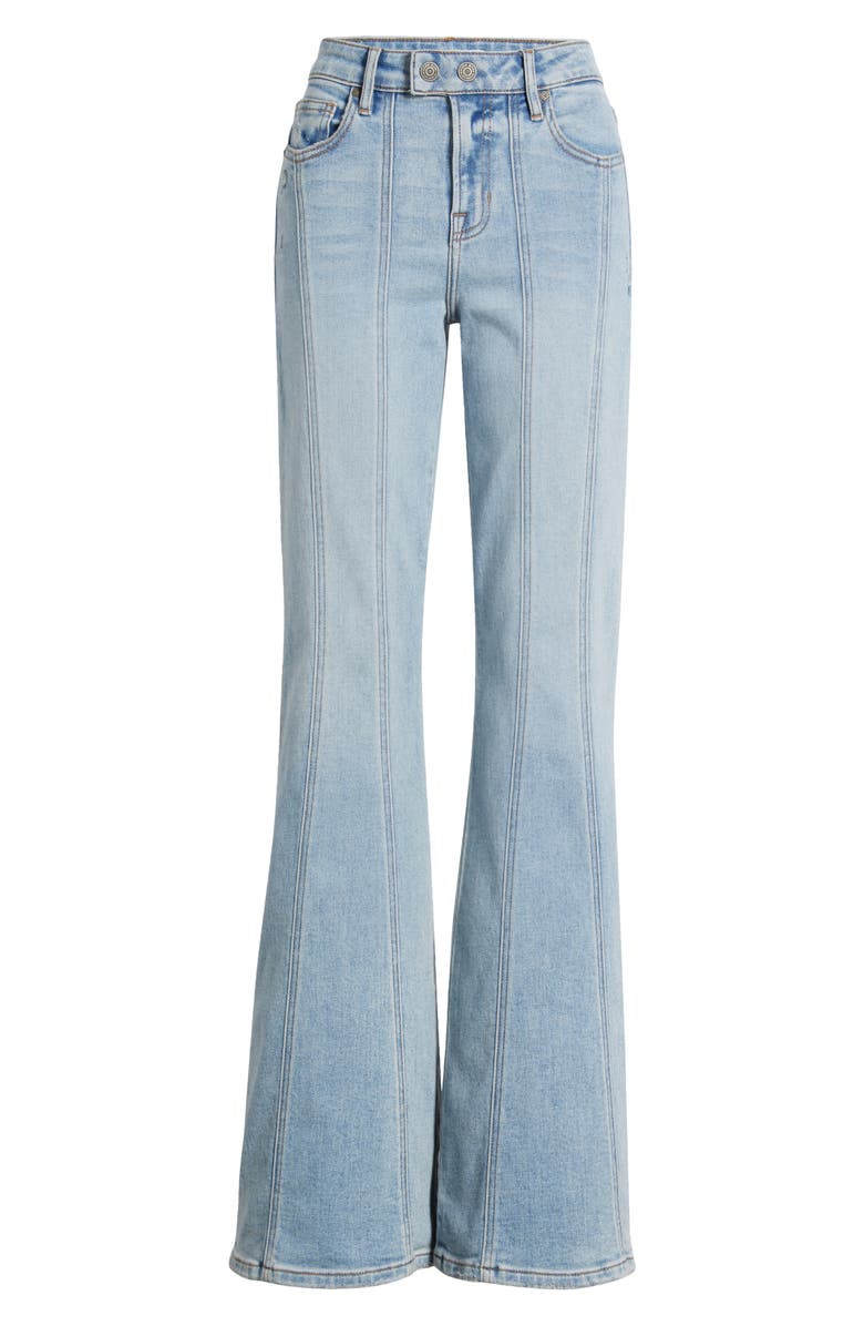HIDDEN JEANS Seamed Flare Jeans, Alternate, color, 