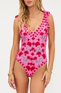 Beach Riot Akira Floral One-Piece Swimsuit