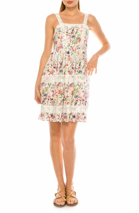 Floral Lace Detail Sundress