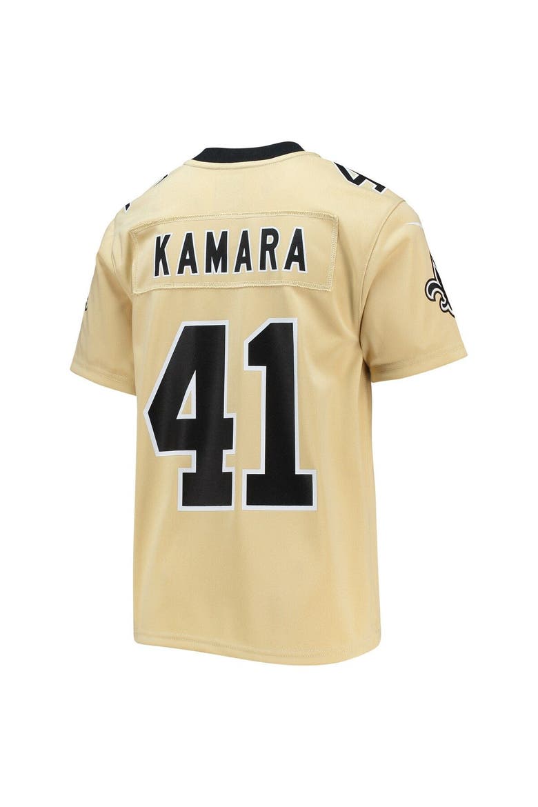 Youth Nike Alvin Kamara Gold New Orleans Saints Inverted Team Game Jersey, Alternate, color, Gold