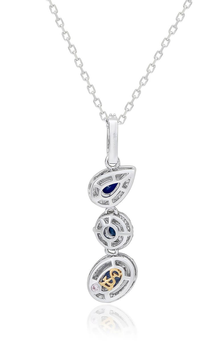SUZY LEVIAN Sapphire Pendant Necklace, Alternate, color, Blue