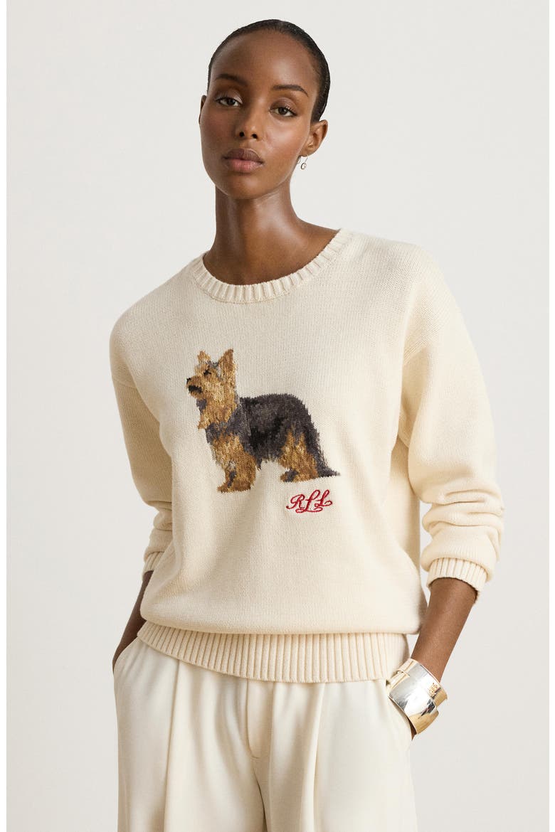 Yorkshire Terrier Sweater, Alternate, color, CREAM
