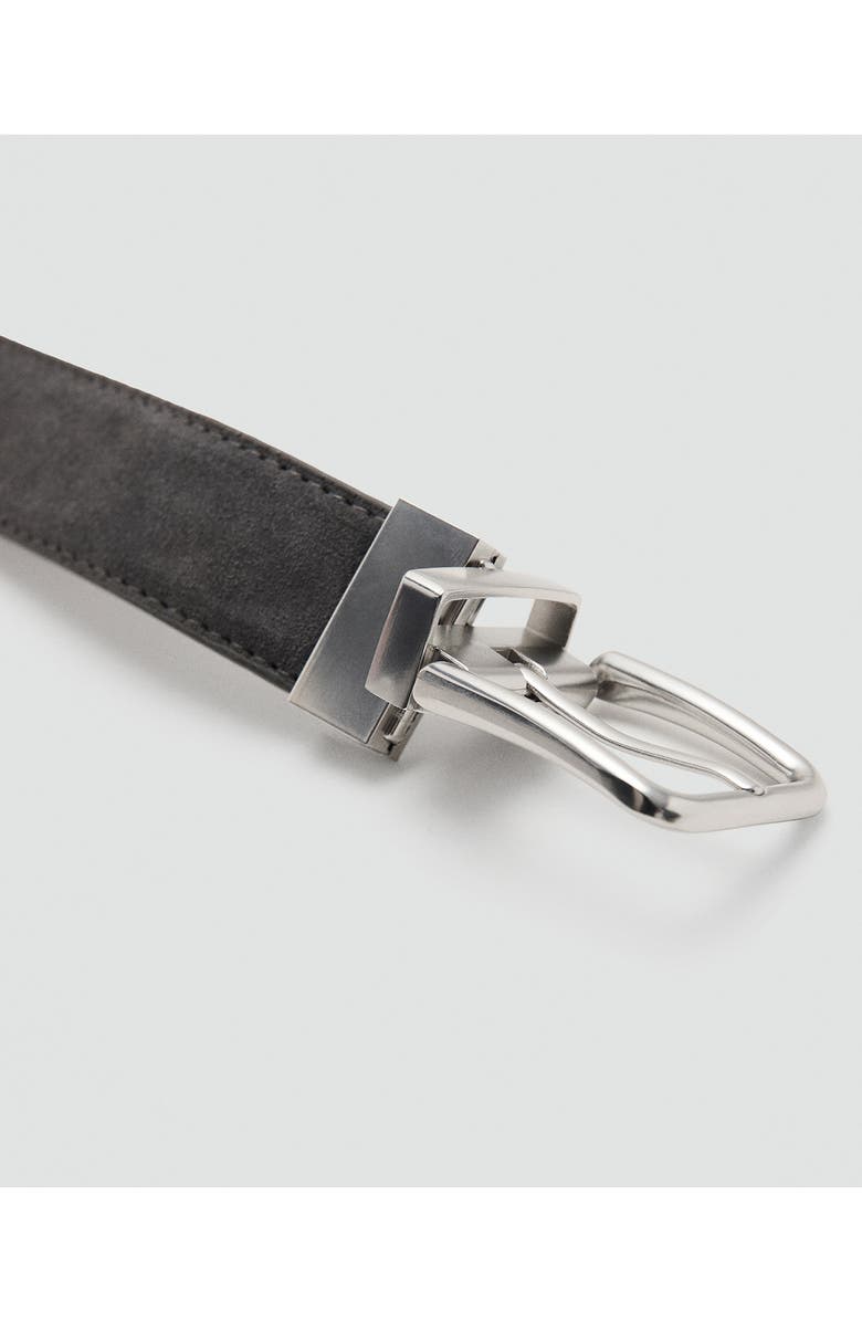 MANGO Reversible Suede Belt, Alternate, color, Sand