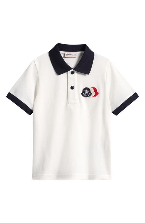 Kids' Tipped Cotton Piqué Polo