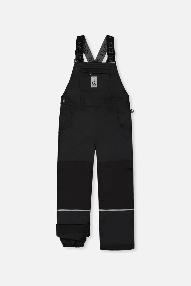 Play Adjustable Suspenders & Knees Overall Snow Bib, Alternate, color, Noir