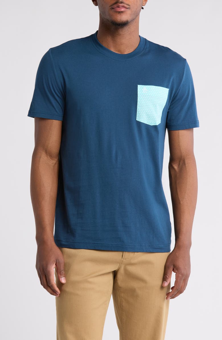 Original Penguin Mini Floral Pocket Cotton Jersey T-Shirt, Main, color, 
