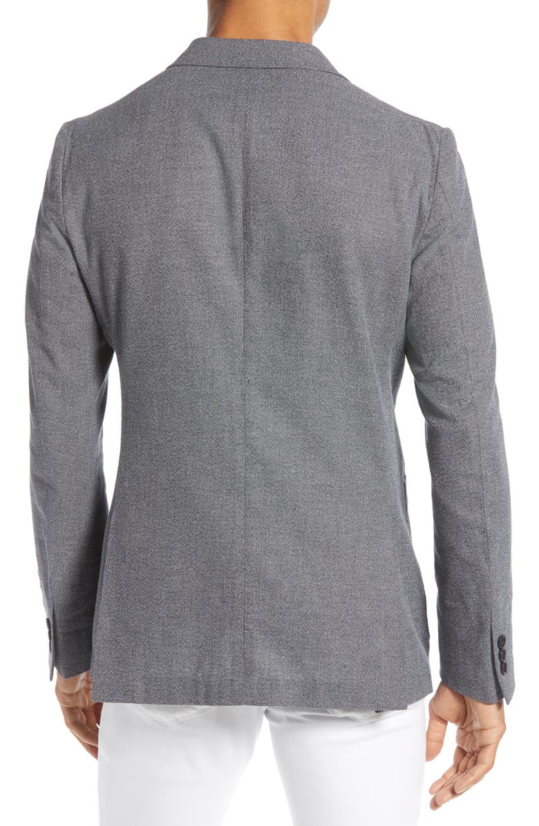 1901 Extra Slim Fit Mélange Cotton & Linen Sport Coat, Alternate, color, 