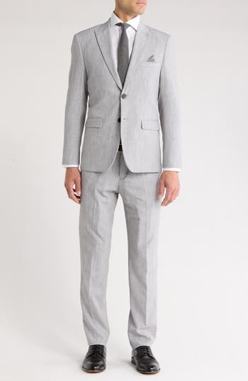 Gino Vitale 2-piece Suit In Light Grey