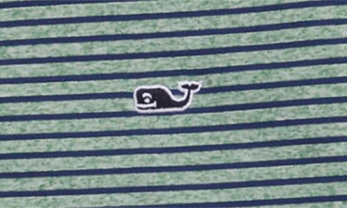 Vineyard Vines Kids' Bradley Stripe Stretch Polo In Green