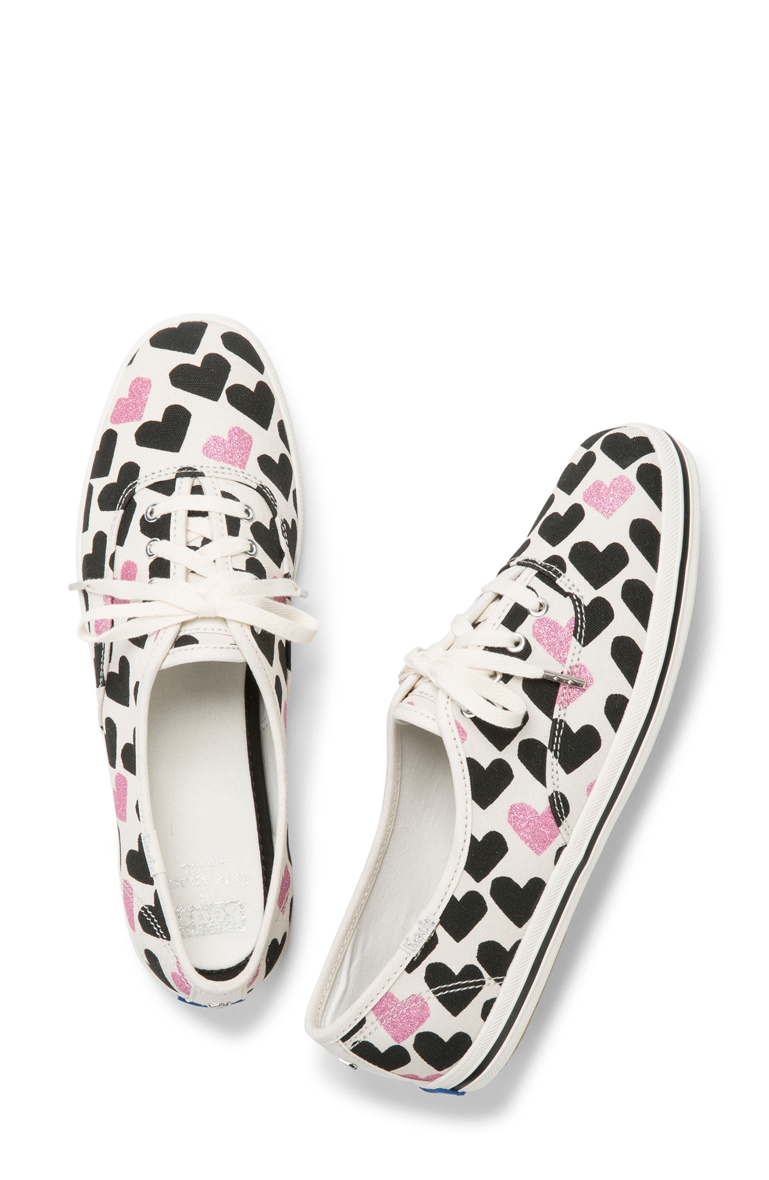 Keds<sup>®</sup> x kate spade new york Champion Hearts Sneaker, Alternate, color, 