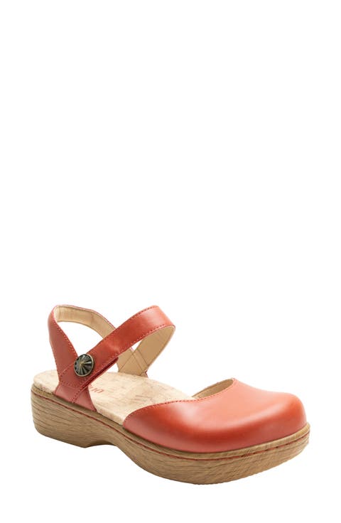 Opal Ankle Strap Platform Clog (Women)