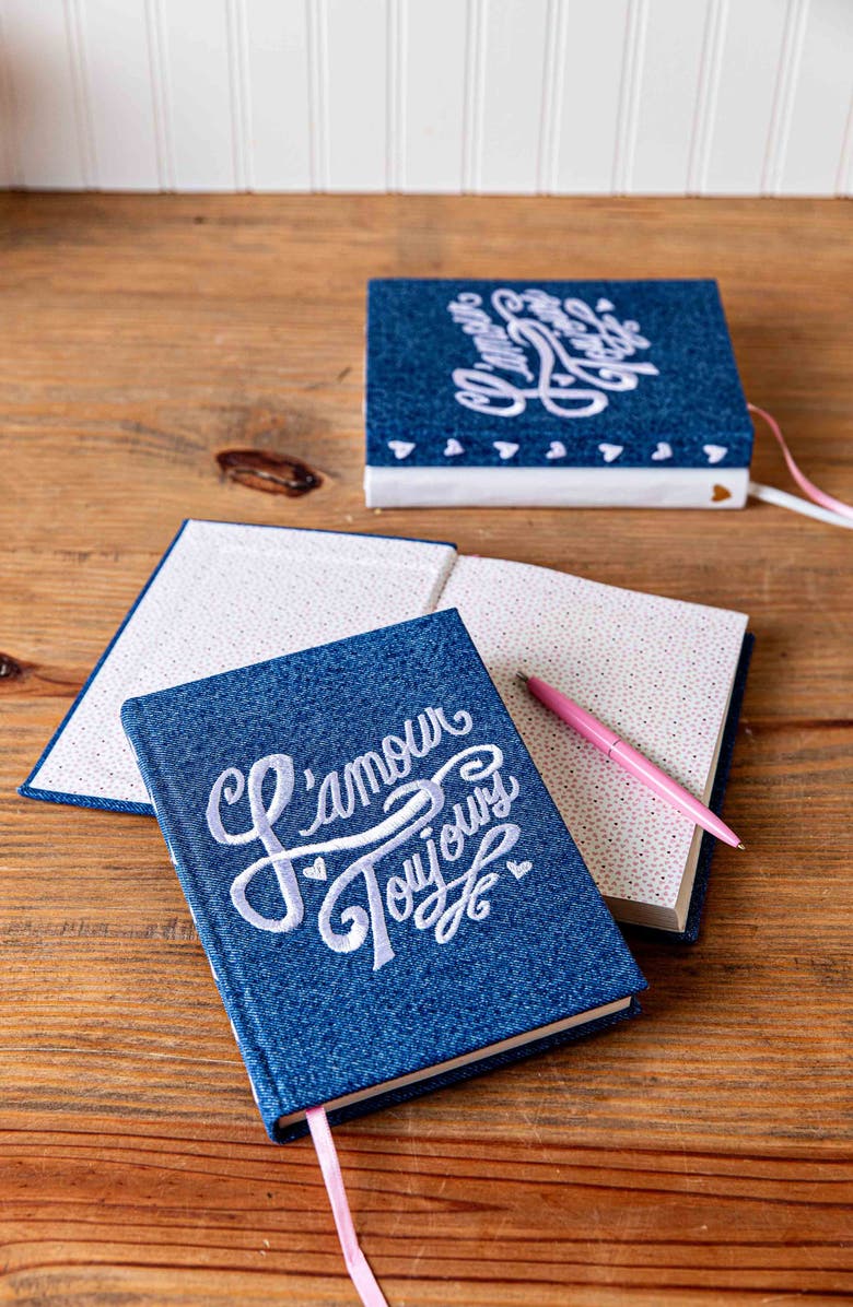 Juliska L'Amour Toujours Journal, Alternate, color, Denim