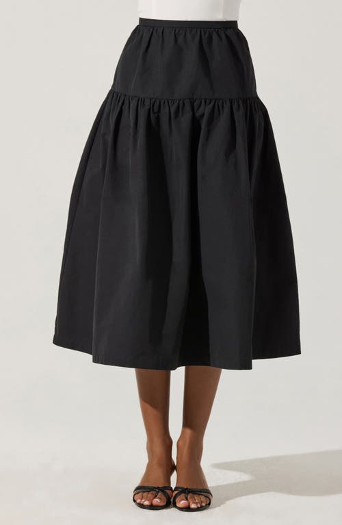Astr The Label Drop Waist Cotton Blend Skirt
