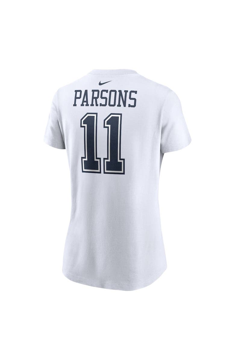 Nike Women's Nike Micah Parsons White Dallas Cowboys Player Name & Number T-Shirt, Alternate, color, 