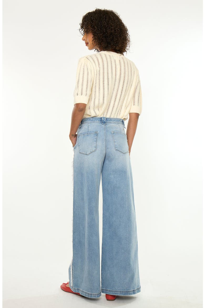Kennedy High Rise Super Wide Jeans, Alternate, color, Light Wash