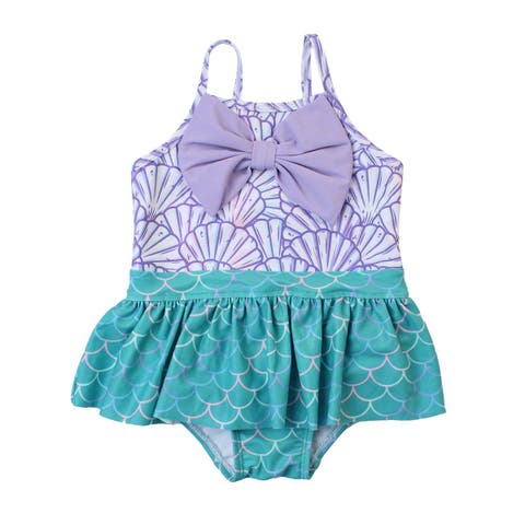 UPF50 Big Bow Skirted One Piece (Baby)