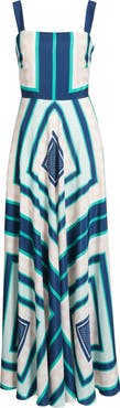 Eliza J Geometric Maxi Sundress