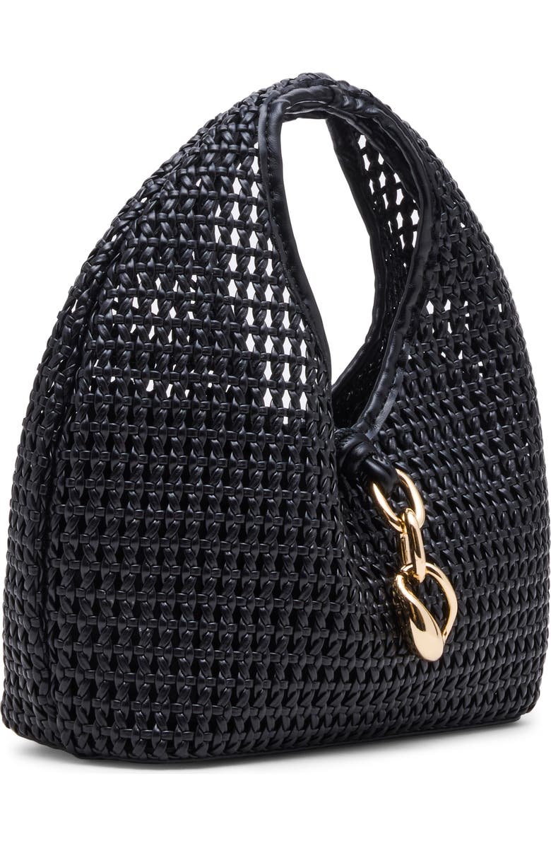 Dolce Vita Dahlia Woven Handbag, Alternate, color, Black
