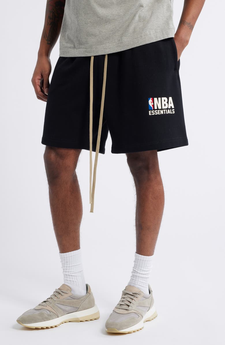 Fear of God Essentials x NBA Cotton Blend Sweat Shorts | Nordstrom
